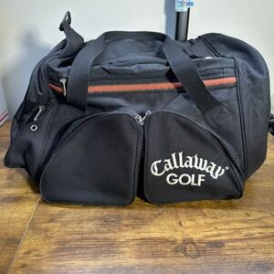 Callaway Golf OGIO Black Duffel Bag Travel Gym Carry On Ripstop Multi-Pocket